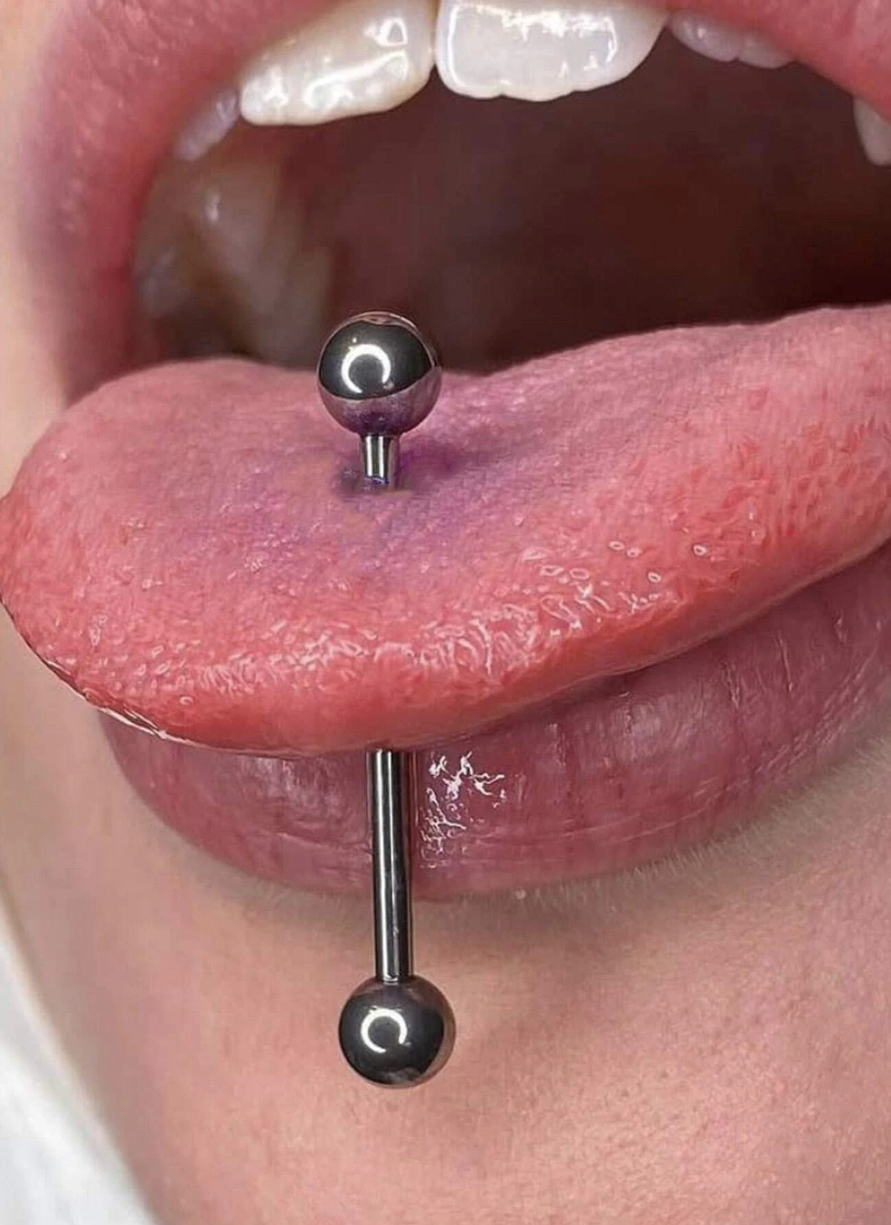 Green Titanium Ion Plated 14G Piercing Barbell