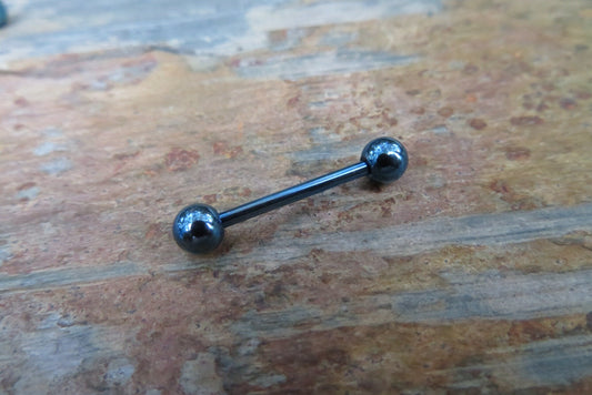 Blue Titanium Ion Plated 14G Piercing Barbell